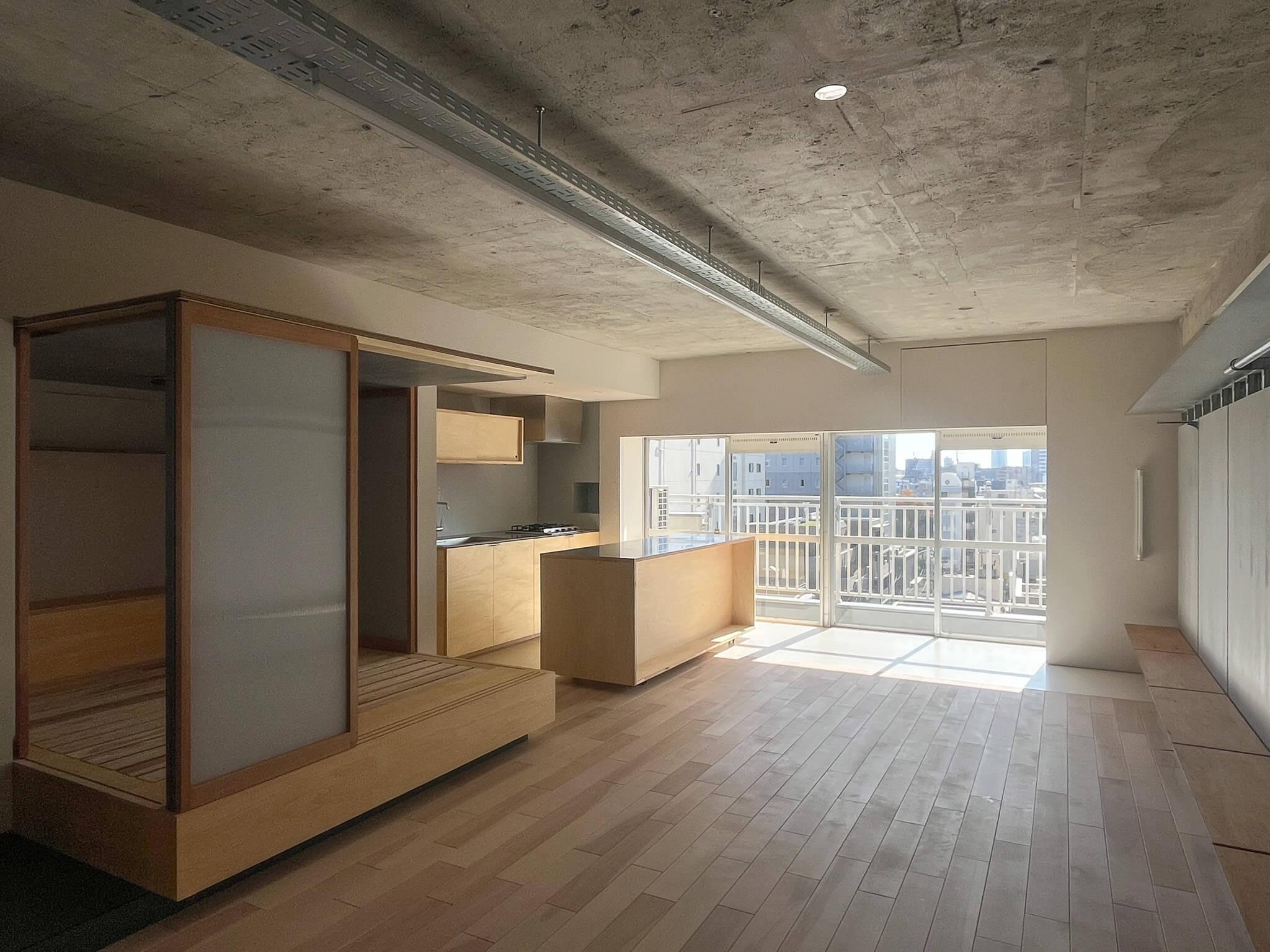 江東区白河の賃貸物件/晴れの日はこんなに光が入ってきます