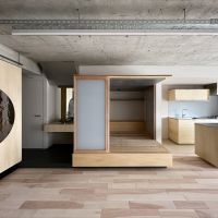 江東区白河の賃貸物件/寝床は、キングサイズの規格にあわせて設計されています。