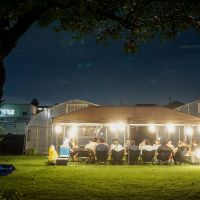 西東京市柳沢の売買物件/夜の畑で、地域の面白い人たちと集まって、作戦会議