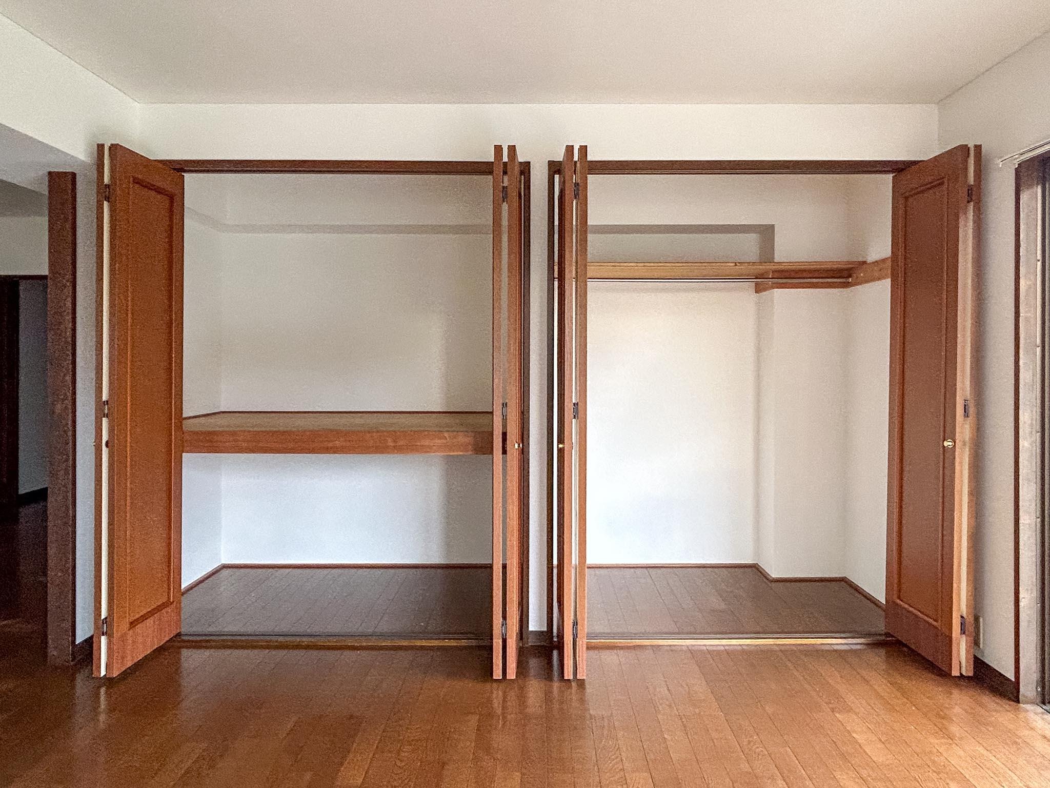 世田谷区桜新町の賃貸物件/たくさん収納できる、押入れとクローゼット