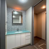 神奈川県川崎市中原区小杉御殿町の賃貸物件/1階の洗面所