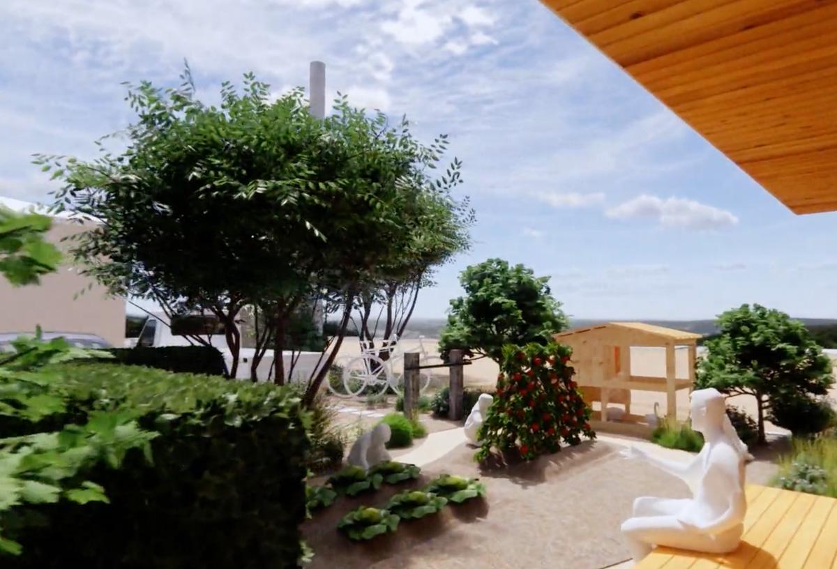 埼玉県新座市新堀1-14の売買物件/一番南側の区画11は少し広めの土地面積。開放感のあるお庭、そして南側は農地となり、開放感があります