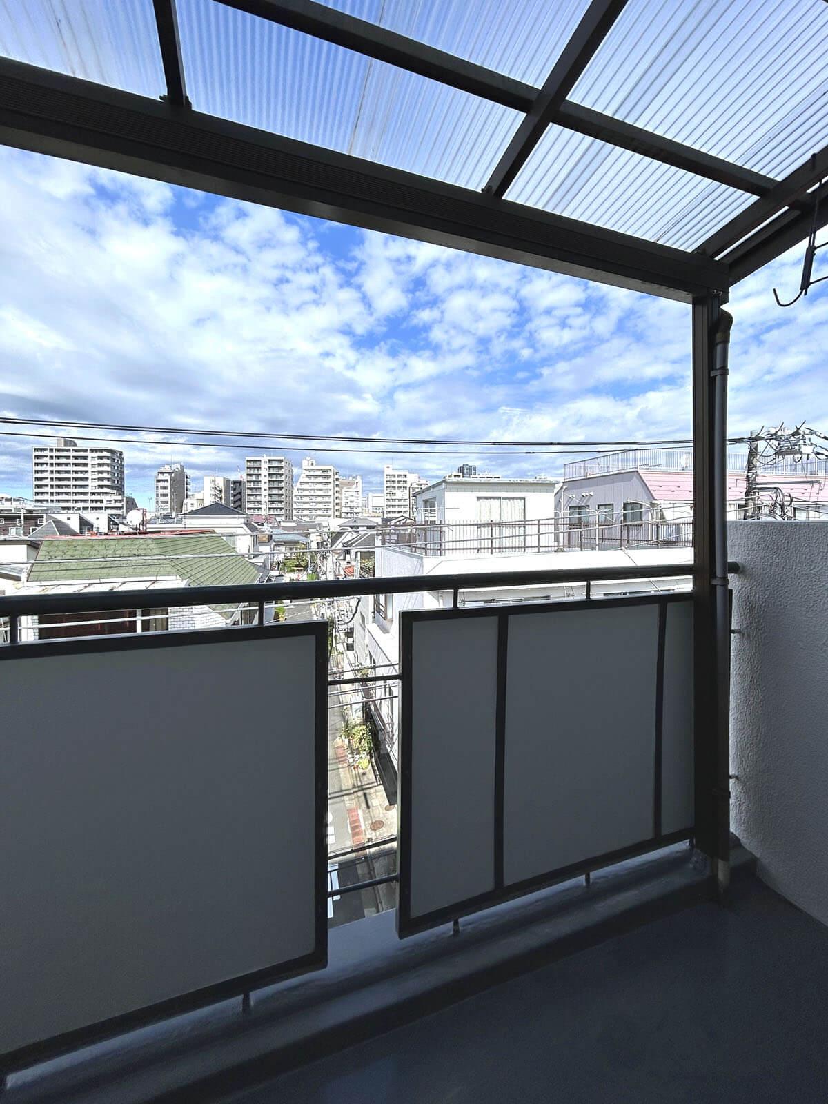 杉並区和田の賃貸物件/4Bは中野駅方面まで見渡す眺め、散歩好きなら中野や高円寺も歩いて行けます