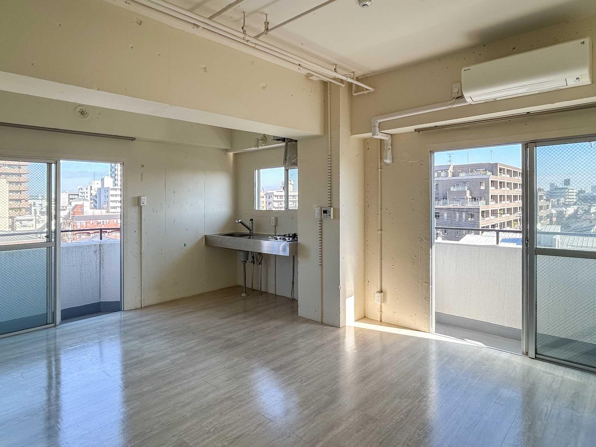 世田谷区瀬田の賃貸物件/二面採光の気持ちいい部屋