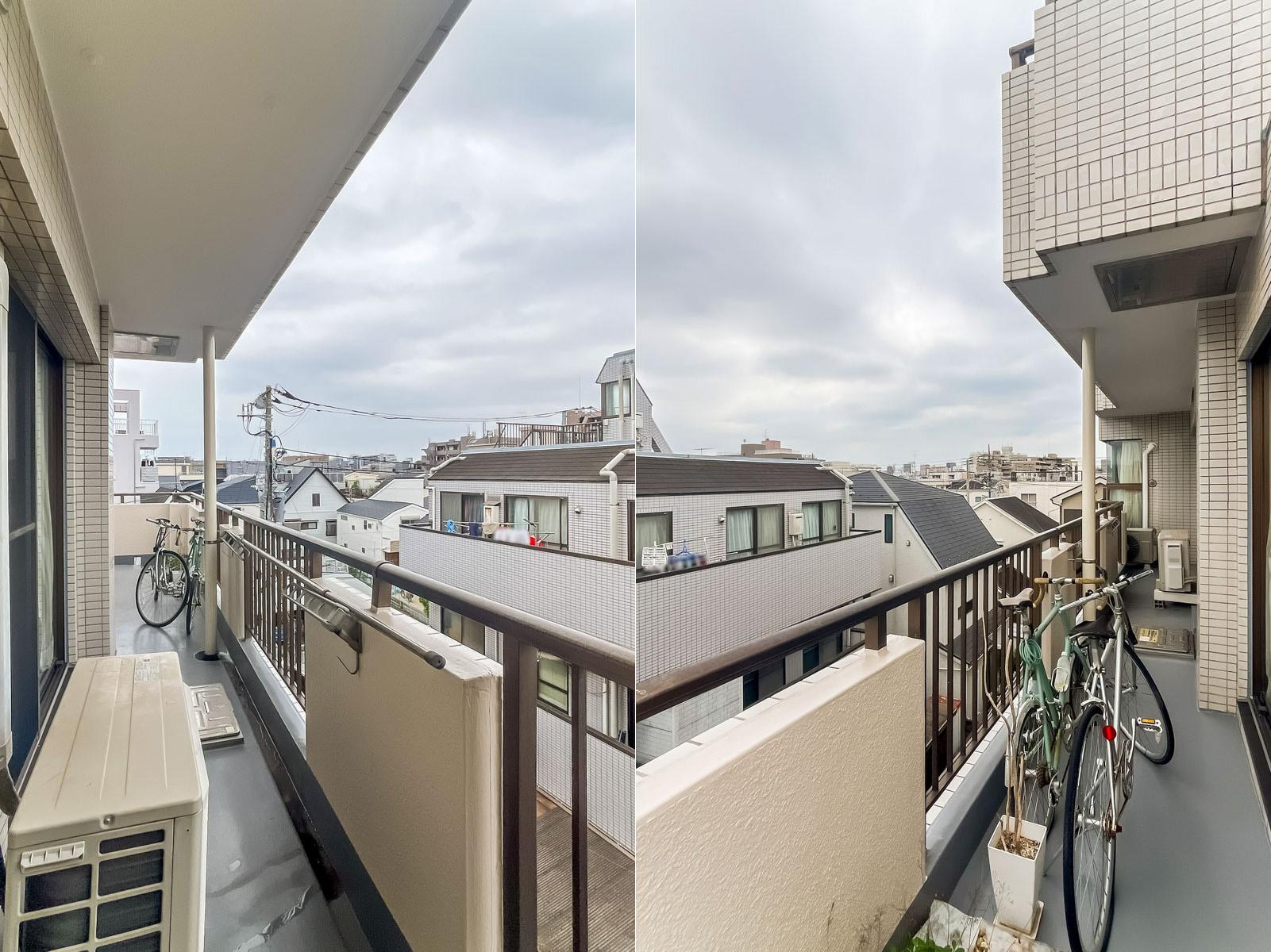 大田区中央の売買物件/南側バルコニー