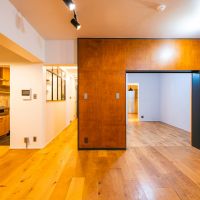 横浜市港北区箕輪町の売買物件/可動壁で仕切られた開放的な間取り