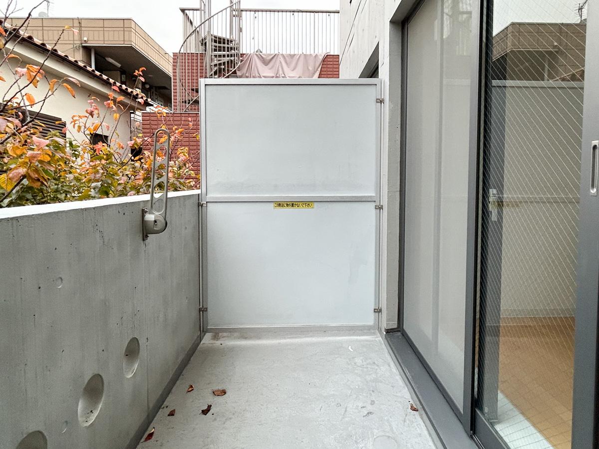 文京区千石の賃貸物件/ベランダ