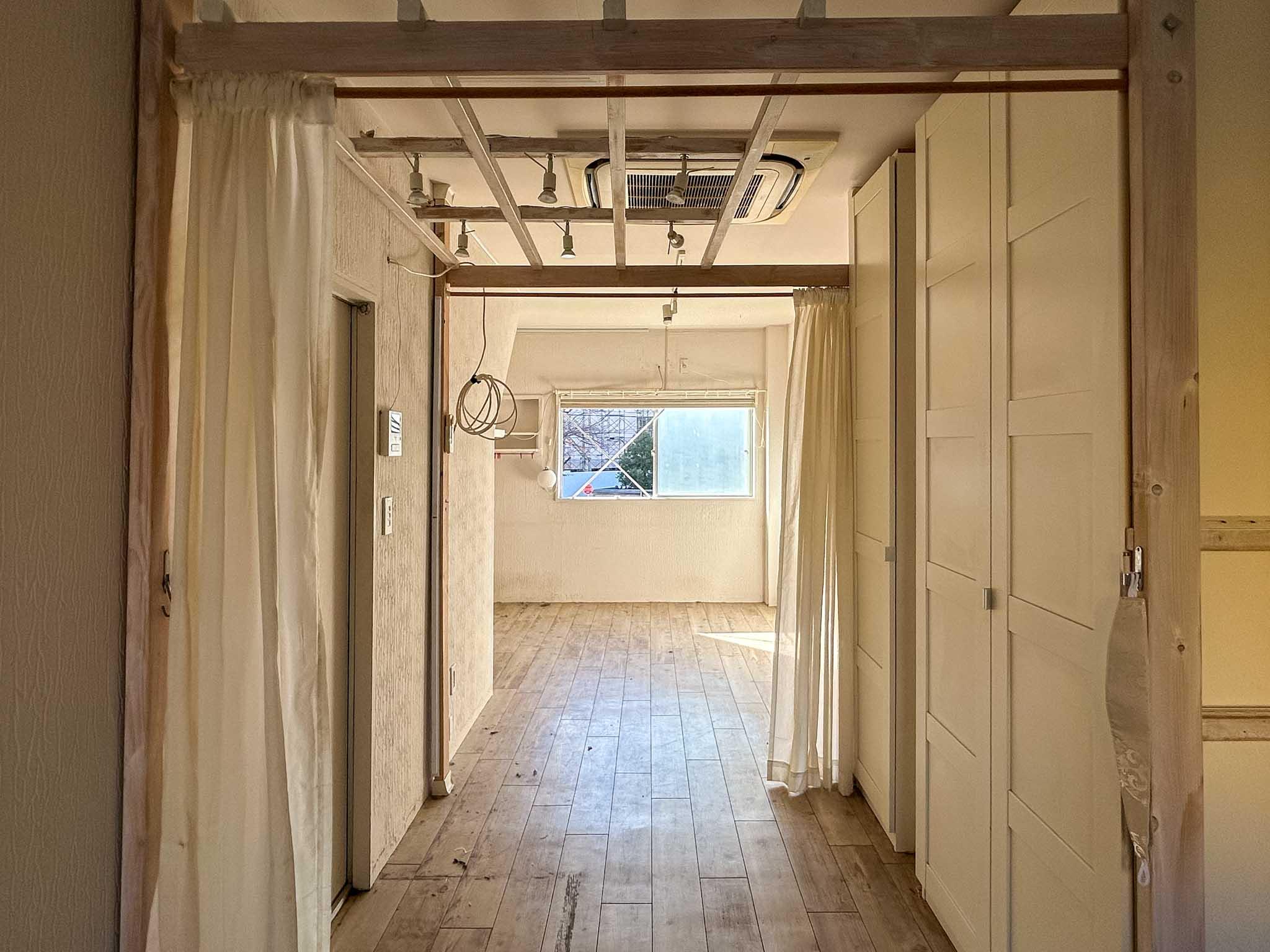 墨田区東向島の賃貸物件/2階：南西側をみる