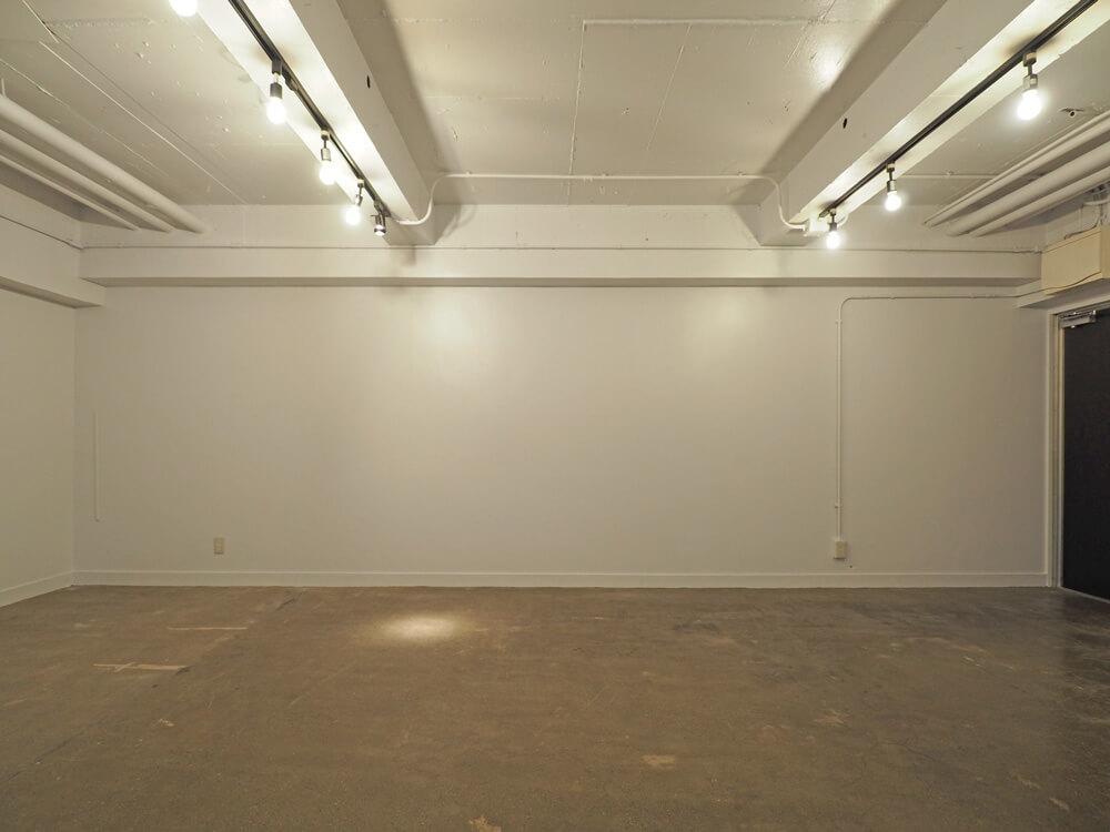 文京区白山の賃貸物件/白い壁と天井にクリア塗装の床