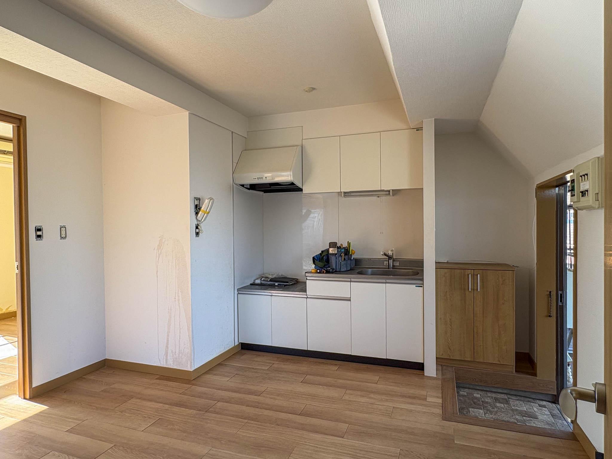 世田谷区代田の賃貸物件/機能的な動線のキッチン周り