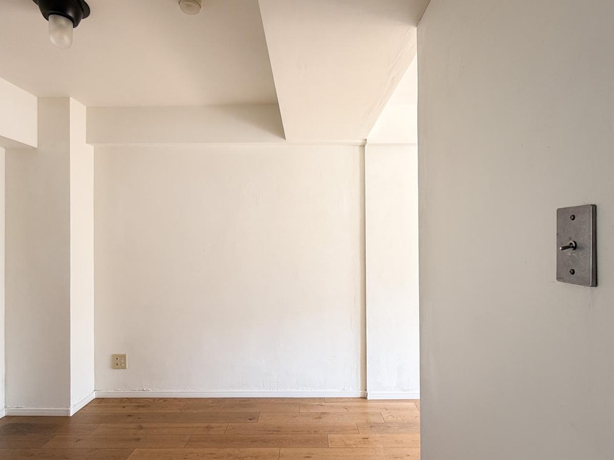 川崎市高津区蟹ケ谷の売買物件/反対のアングル。工業的なトグルスイッチがアクセントに