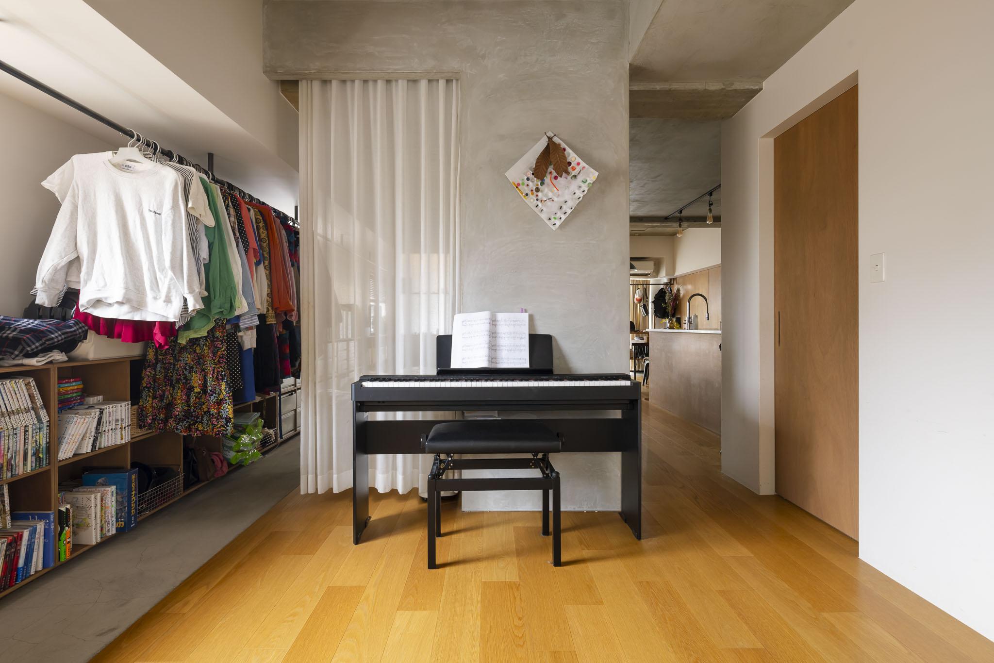 足立区東和の売買物件/玄関側のスペースは子供が生まれ、いつの日か個室が必要となった際に、部屋を作れる想定となっています