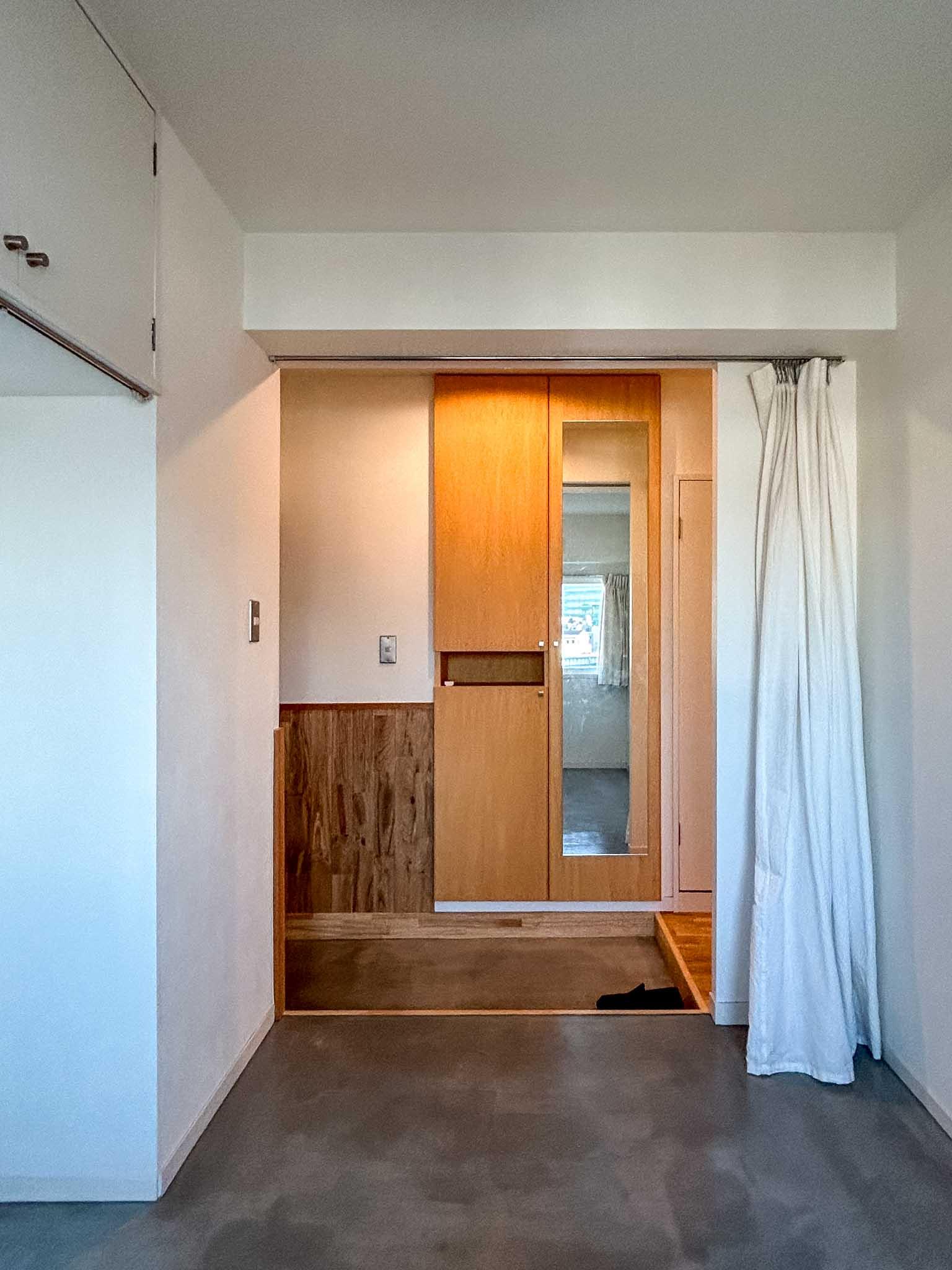 世田谷区玉川台の賃貸物件/カーテンでゆるく仕切れます