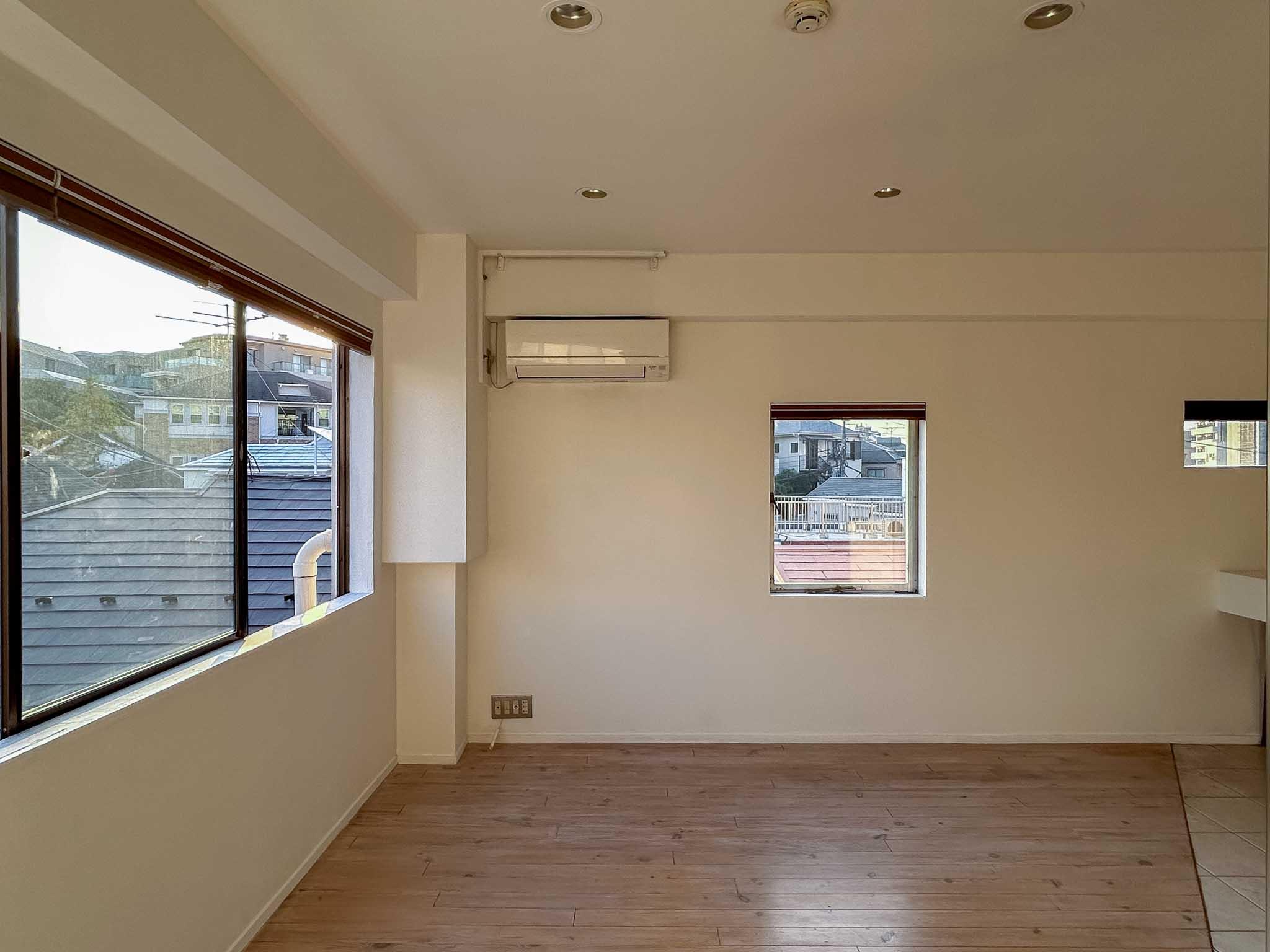 大田区山王の賃貸物件/二面採光の角部屋