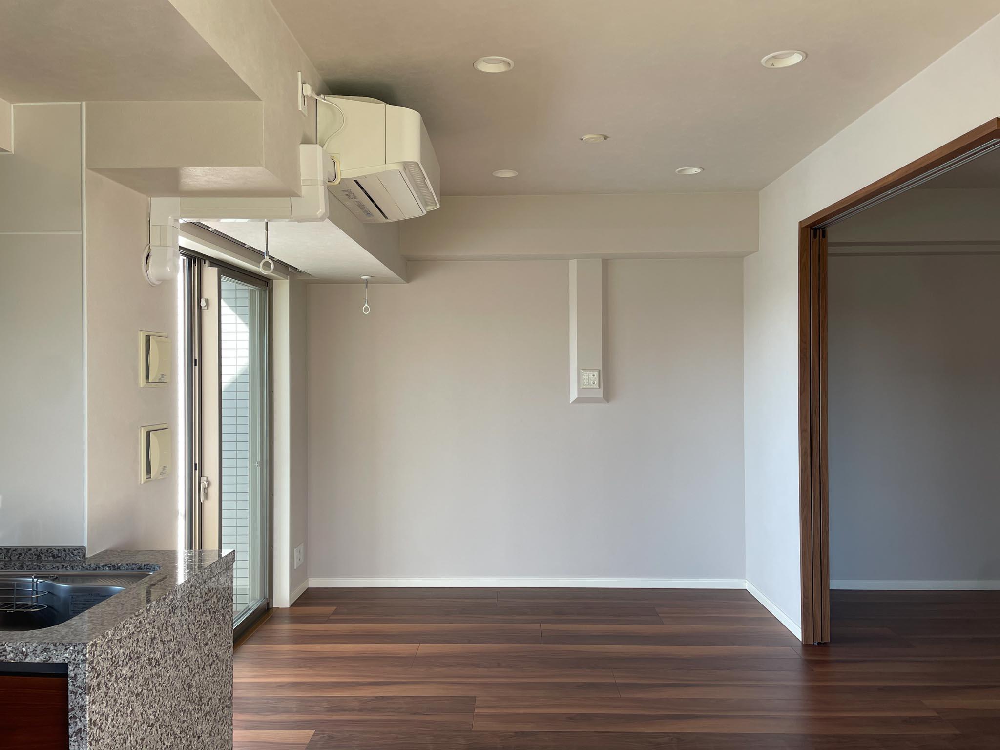 江戸川区篠崎町の賃貸物件/リビングを北に向かって