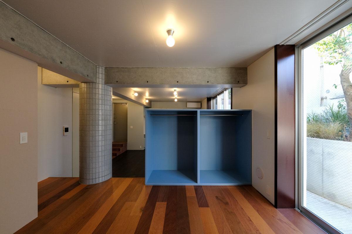 渋谷区上原の賃貸物件/105号室。収納はややコンパクト