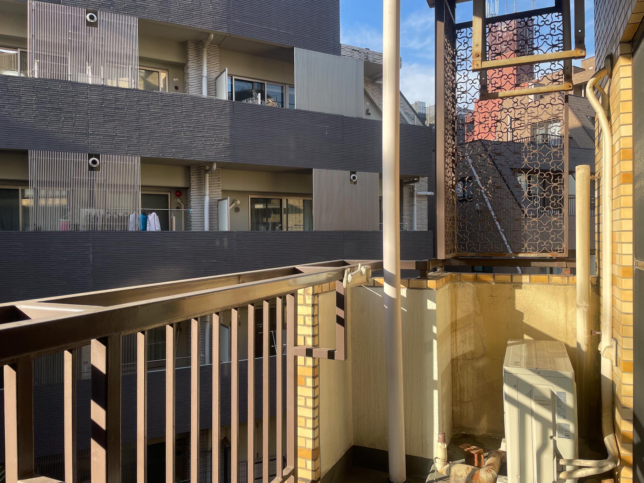 文京区小石川の賃貸物件/ベランダ