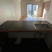 文京区小石川の賃貸物件/2口のIHコンロ。調理スペースが広いのが特徴です