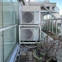 渋谷区神宮前の賃貸物件/ベランダはコンパクト