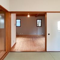 目黒区柿の木坂の賃貸物件/襖を開けるとリビングに続きます