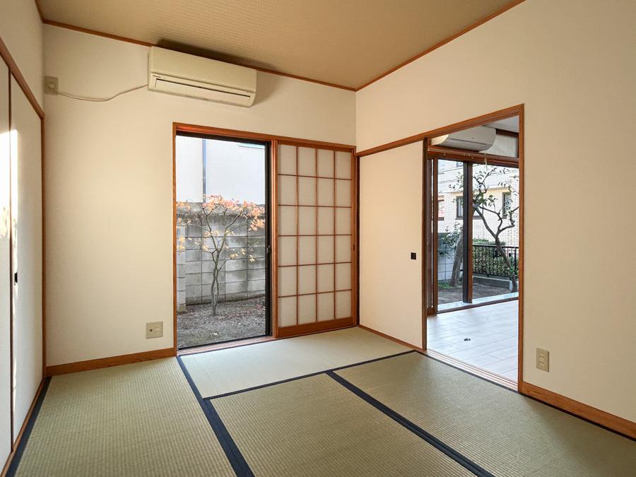 目黒区柿の木坂の賃貸物件/1階和室別角度から