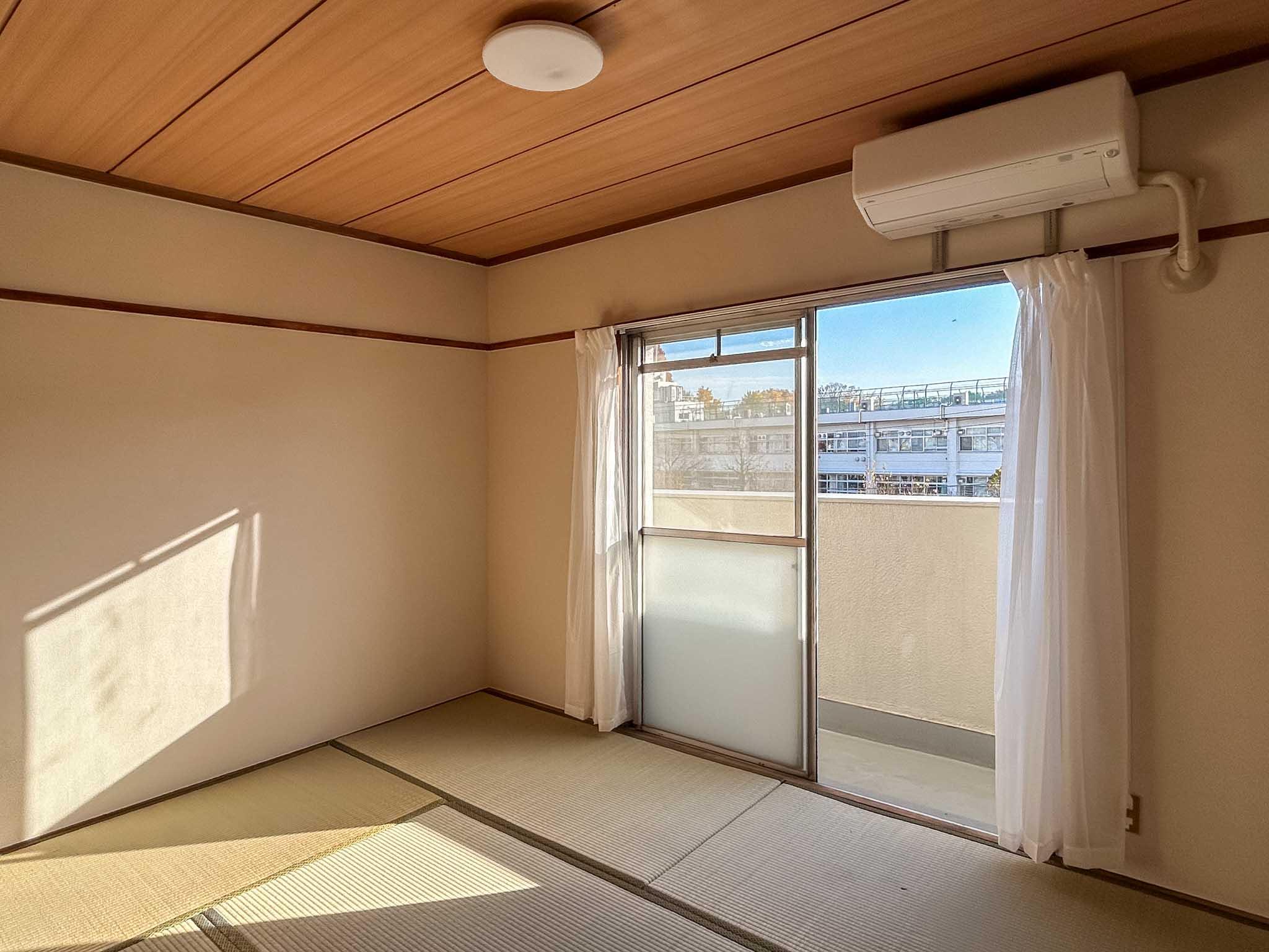 板橋区高島平の賃貸物件/南側の和室。い草の香りに心やすらぎます