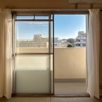 板橋区高島平の賃貸物件/掃き出し窓からの景色