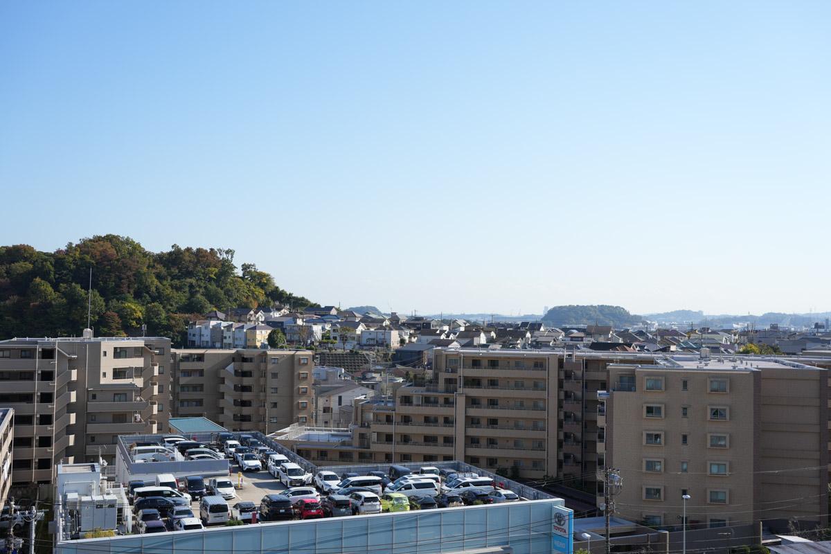 横浜市金沢区能見台の賃貸物件/バルコニーからの抜けた景色