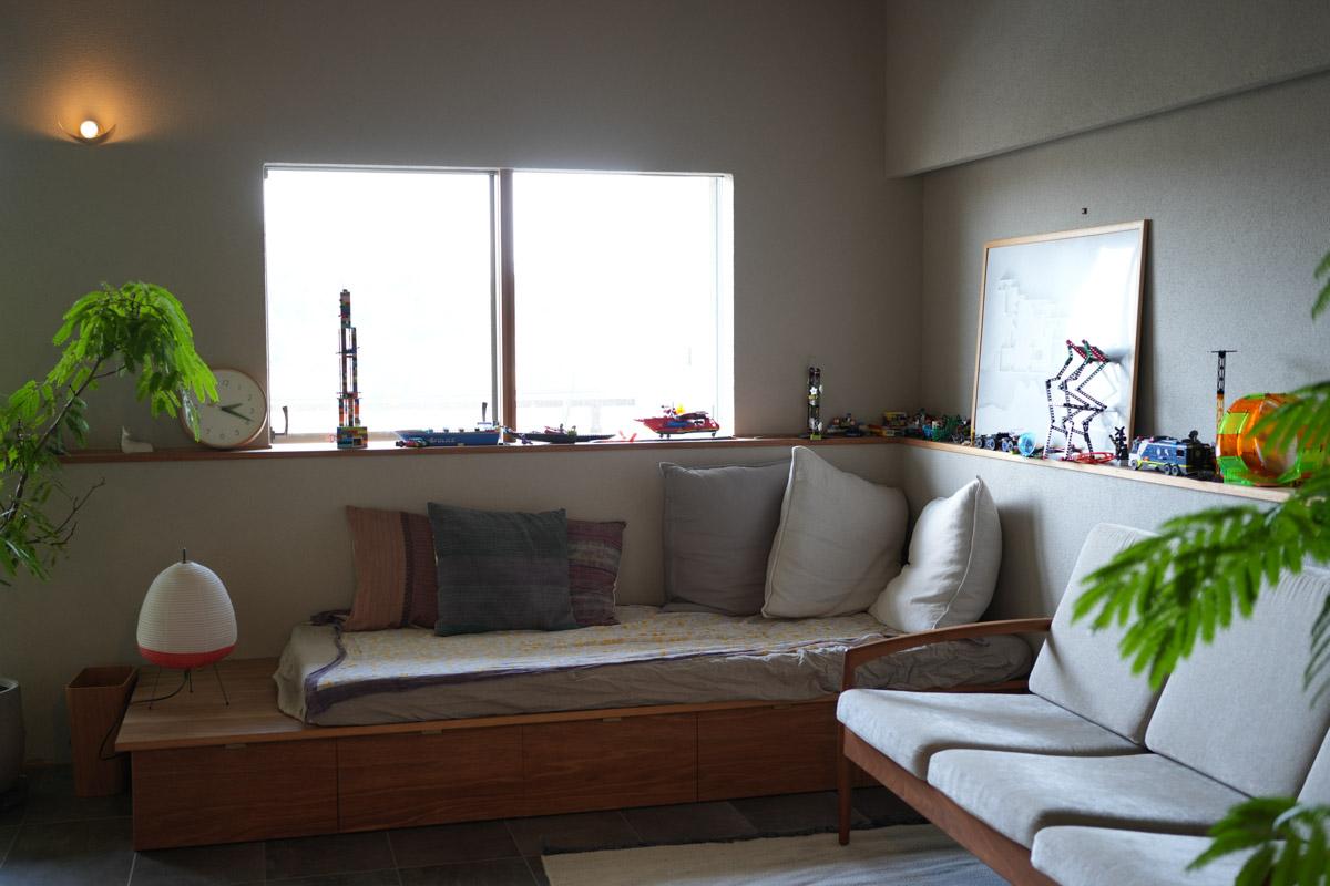 横浜市金沢区能見台の賃貸物件/マットレスを置くことでデイベッド感覚で使える小上がり