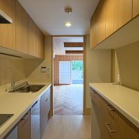 新宿区弁天町の賃貸物件/キッチン　作業台と家電置き場のスペースは大きめ