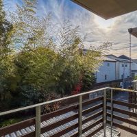 杉並区成田西の賃貸物件/2階：ベランダからの景色。奥まったところにあるため、人目があまり気になりません