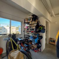 杉並区永福の売買物件/土間は収納のほか、書斎スペースとしても活躍してくれそう