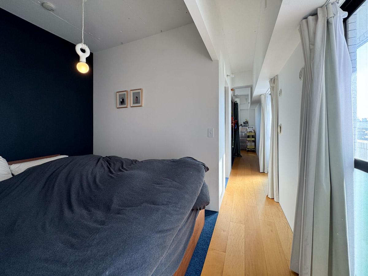 杉並区永福の売買物件/西側には縁側を設け、3つの半個室が作られています