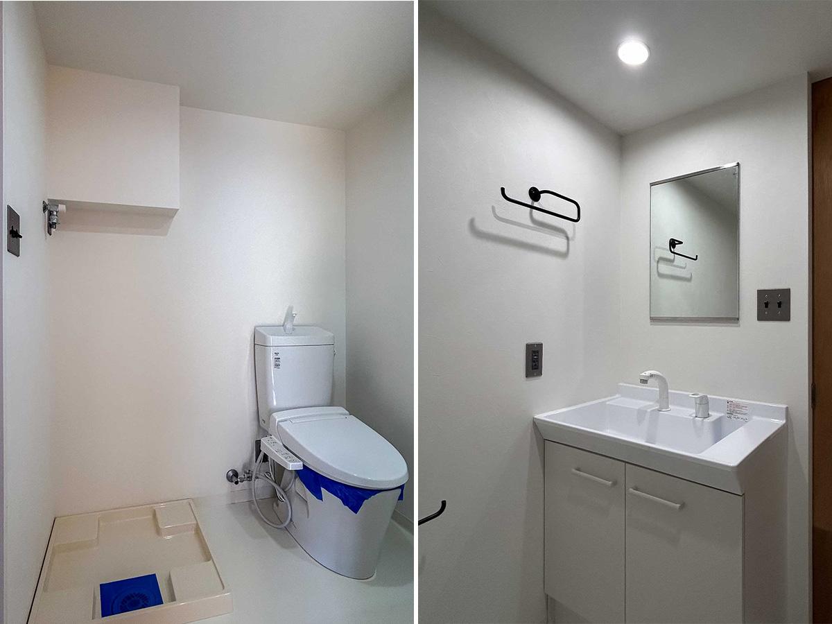 足立区東綾瀬の賃貸物件/306号室、412号室：洗面脱衣室