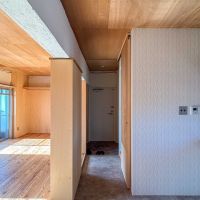 足立区東綾瀬の賃貸物件/412号室：玄関側をみる