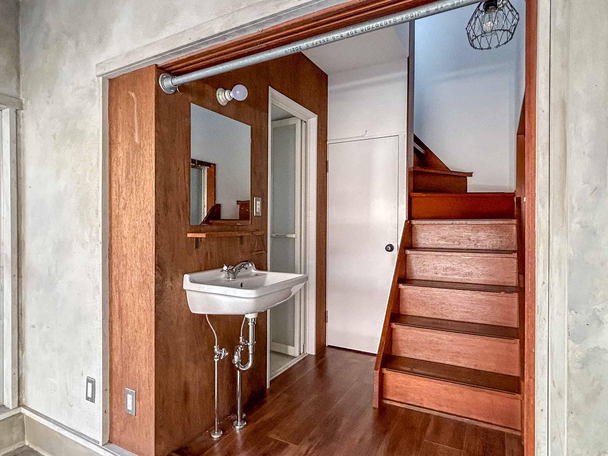 墨田区押上の賃貸物件/1階：水回りはここにきゅっとまとまっています