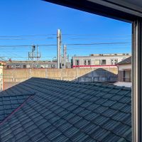 墨田区押上の賃貸物件/2階：窓から電車が見えます