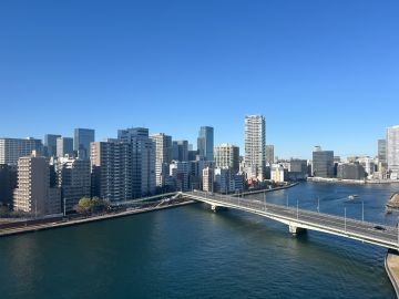 中央区月島の賃貸物件/大胆なリバービューを求め