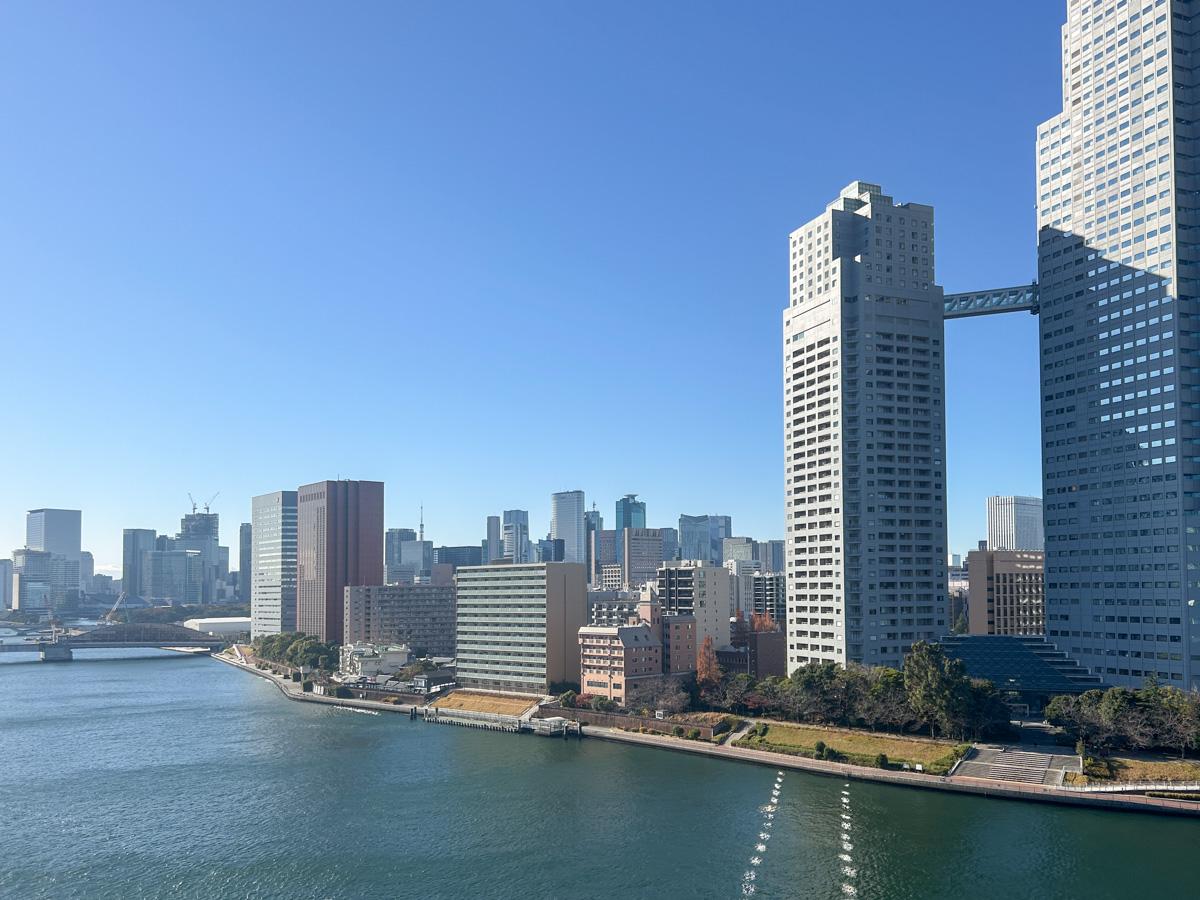 中央区月島の賃貸物件/ビル群がずーっと続いています。