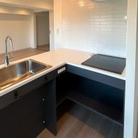 中央区月島の賃貸物件/キッチン。コンロはIHです