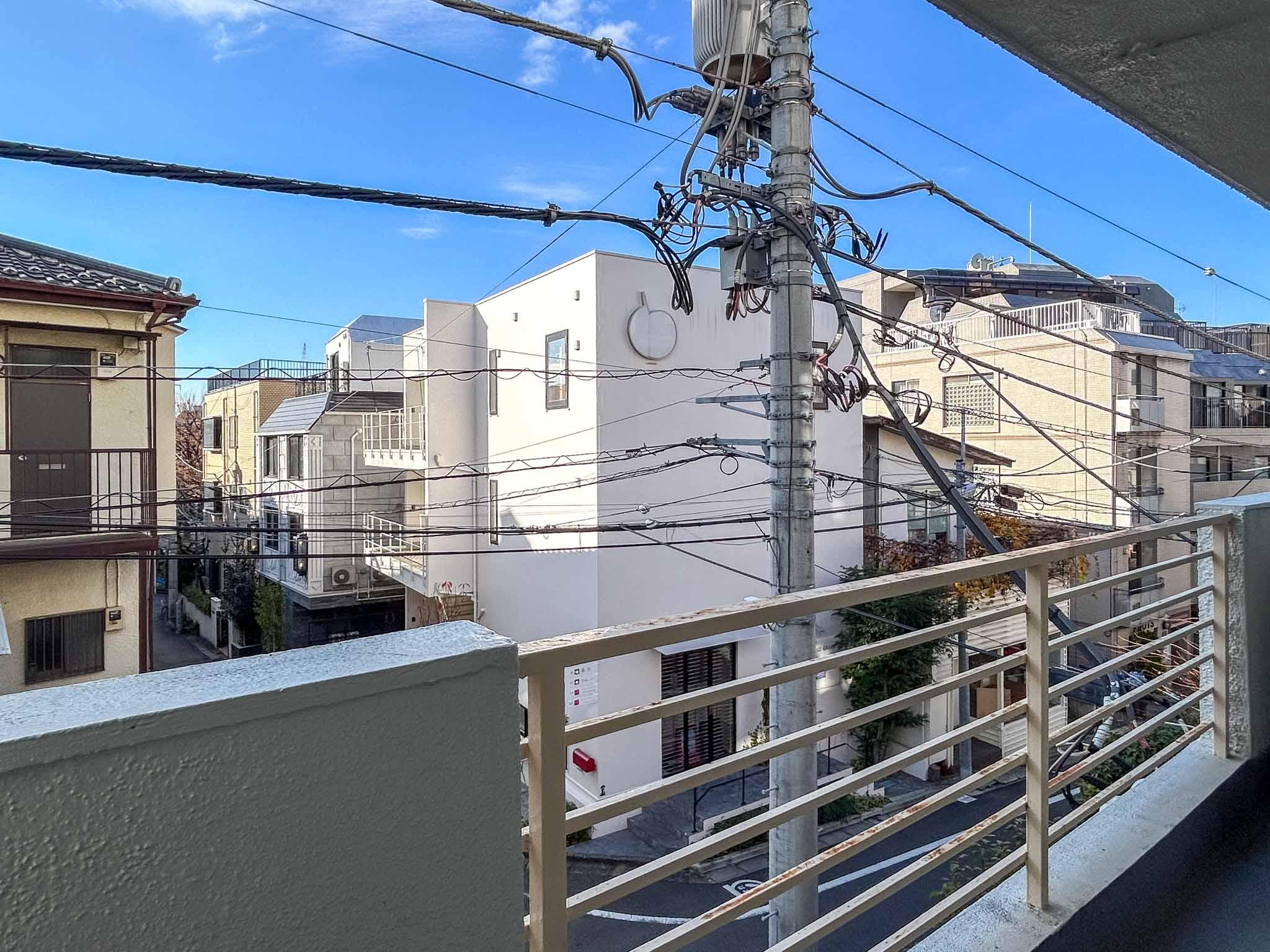 渋谷区恵比寿南の賃貸物件/ベランダからの景色