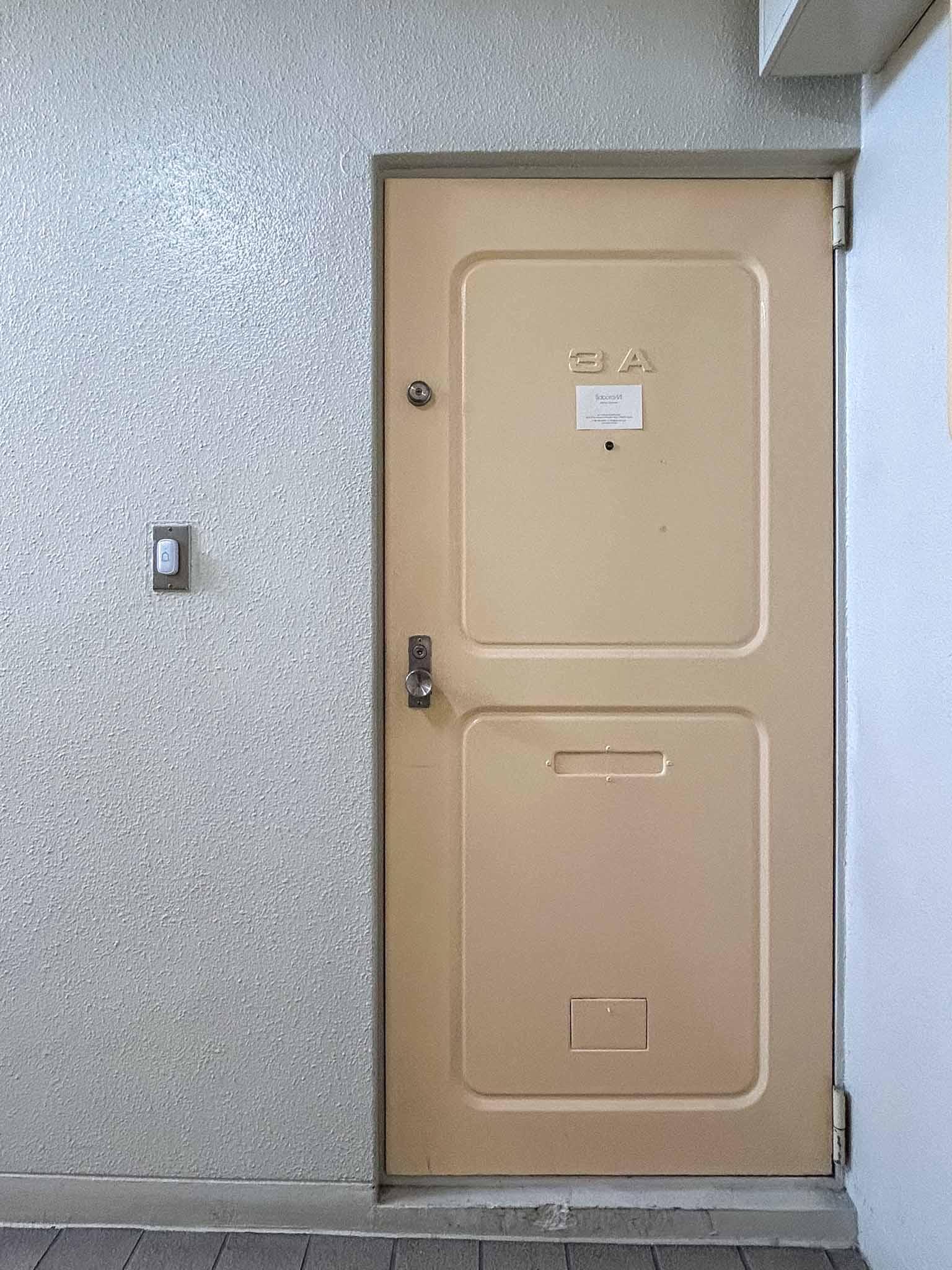 渋谷区恵比寿南の賃貸物件/クローズ時は玄関扉を閉めて施錠