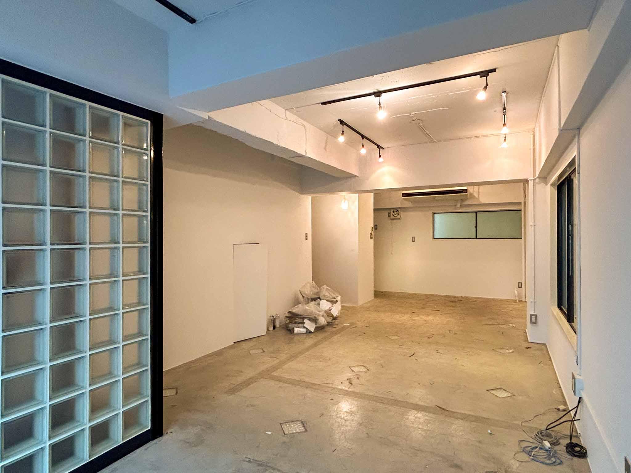 渋谷区千駄ヶ谷の賃貸物件/1階：天井高は約2.6m、梁下で約2mほど