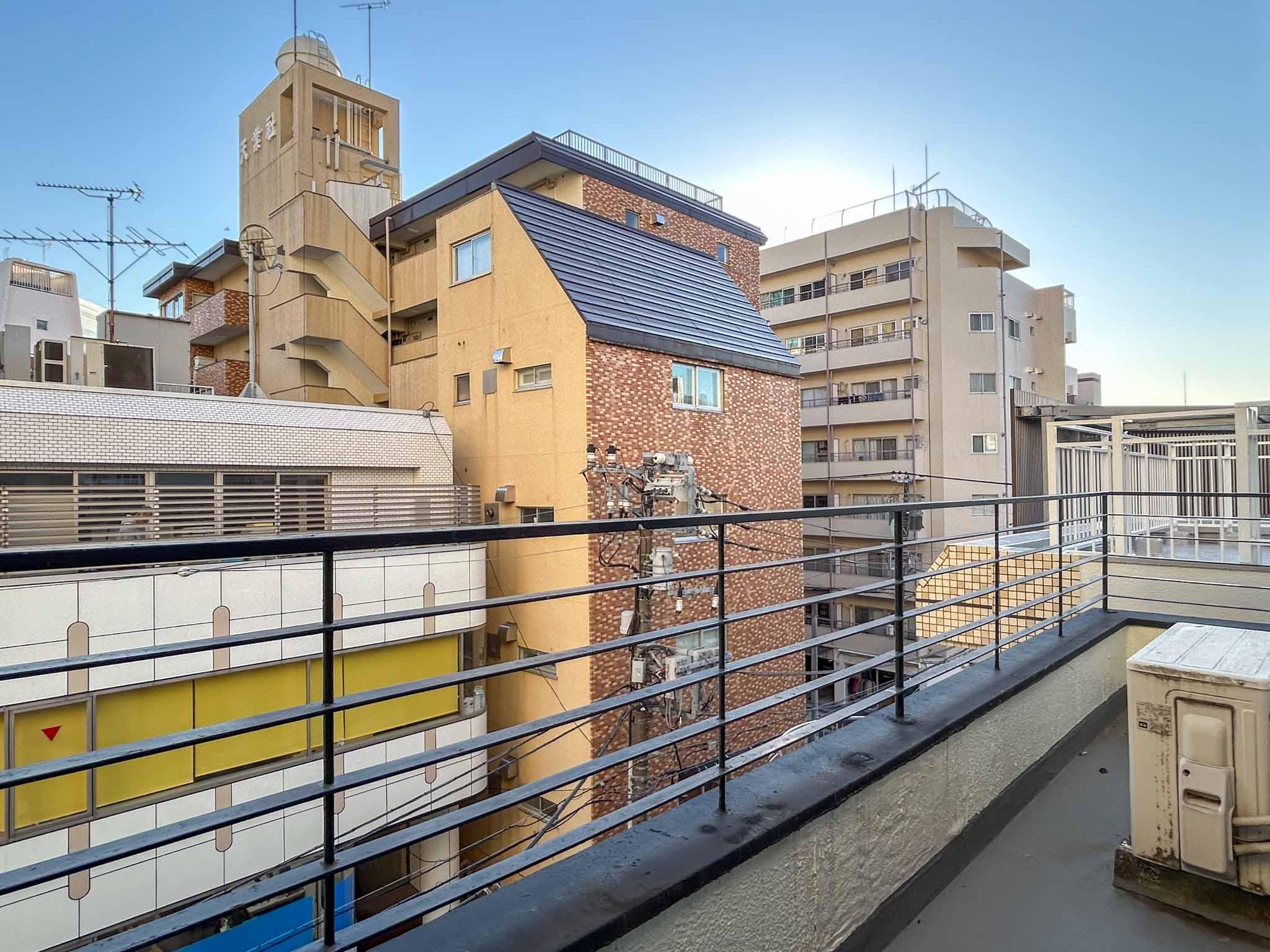 渋谷区千駄ヶ谷の賃貸物件/4階：バルコニーからの景色