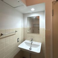 大田区大森中の賃貸物件/レトロなタイル張りを生かした洗面所
