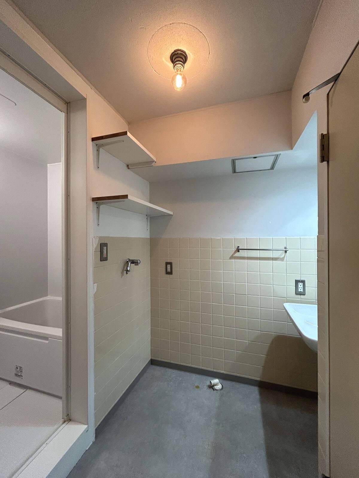 大田区大森中の賃貸物件/洗濯機はこの角に配置