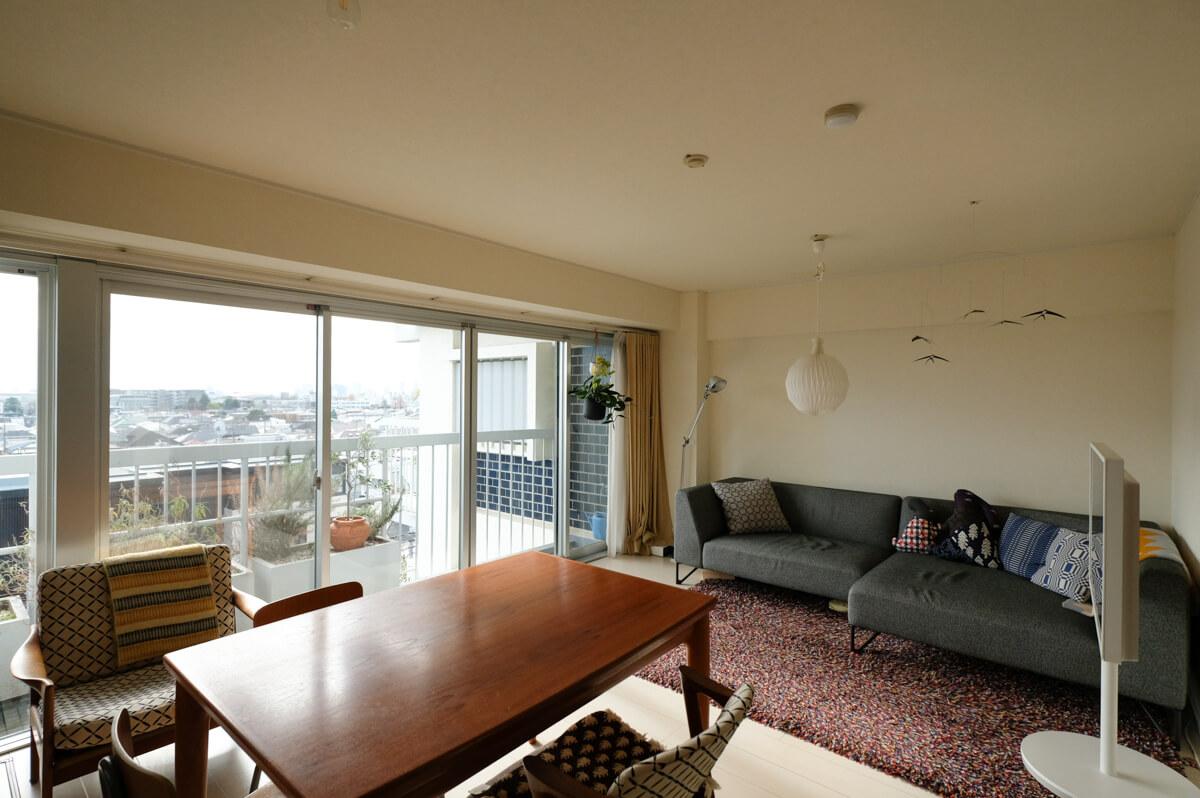 目黒区東が丘の売買物件/LD：ちらっとタイルが見える感じもいいですね