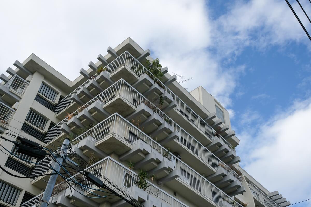 目黒区東が丘の売買物件/見上げてみると、