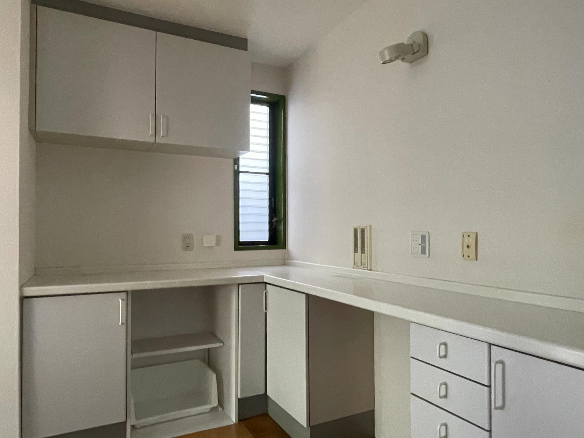 豊島区南長崎の賃貸物件/1F：キッチン奥に家電を並べるのに十分なスペース