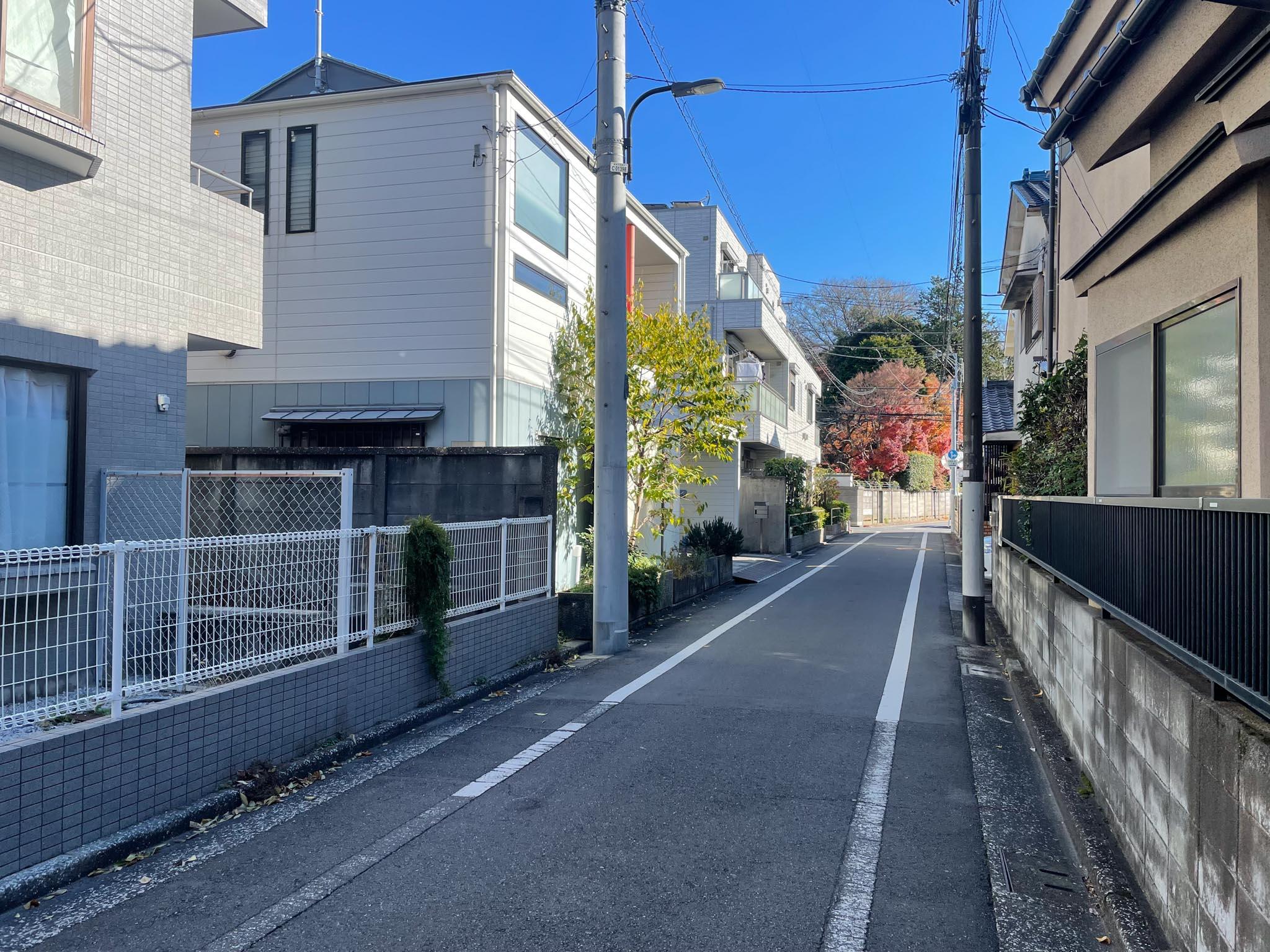 豊島区南長崎の賃貸物件/南側前面道路